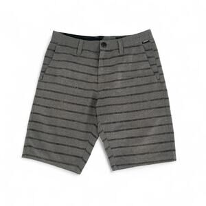 🌺 Volcom grey striped shorts striped shorts